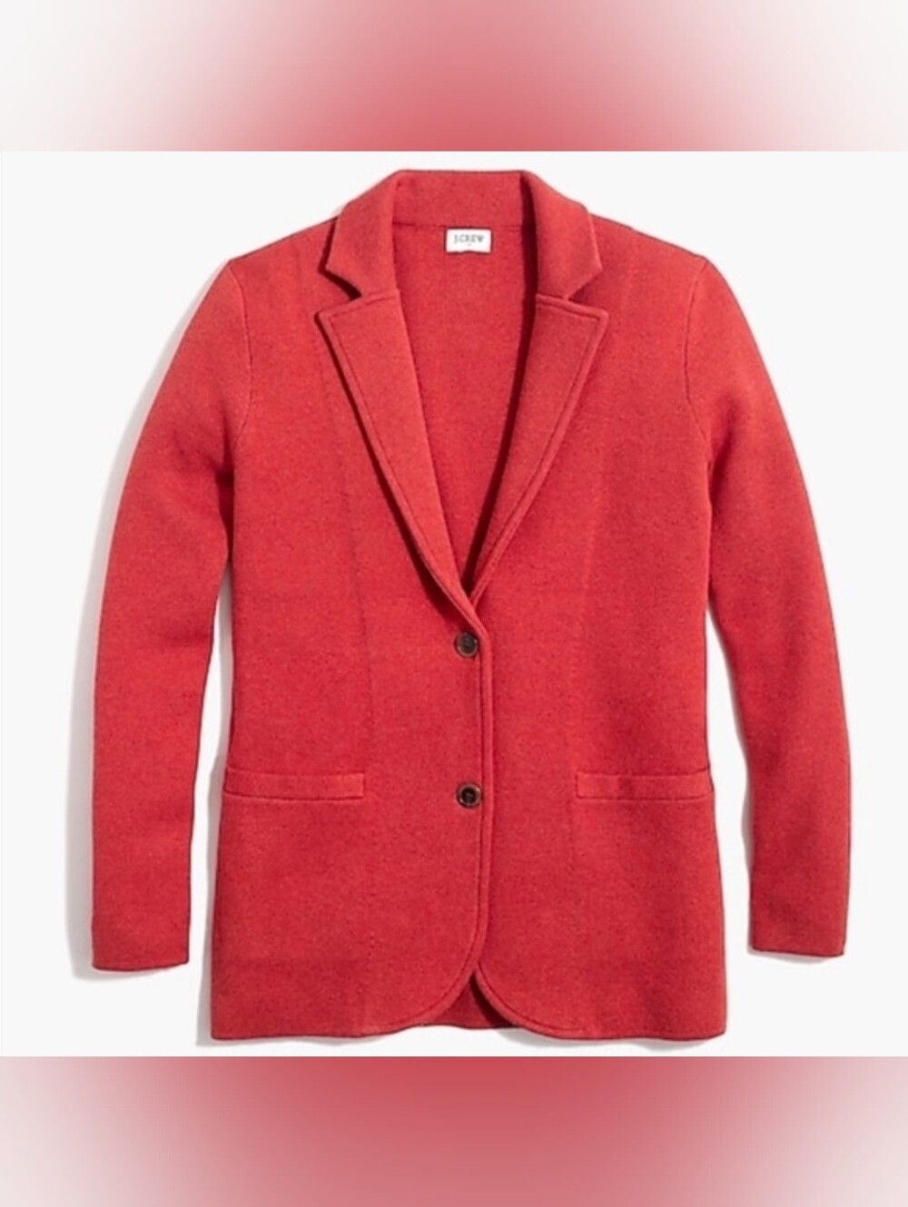 J. Crew Sweater-blazer, Heather Brick, Size XL